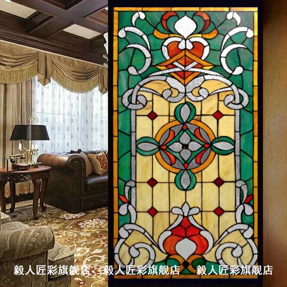 Manufacturer customized church Tiffany inlaid stained glass