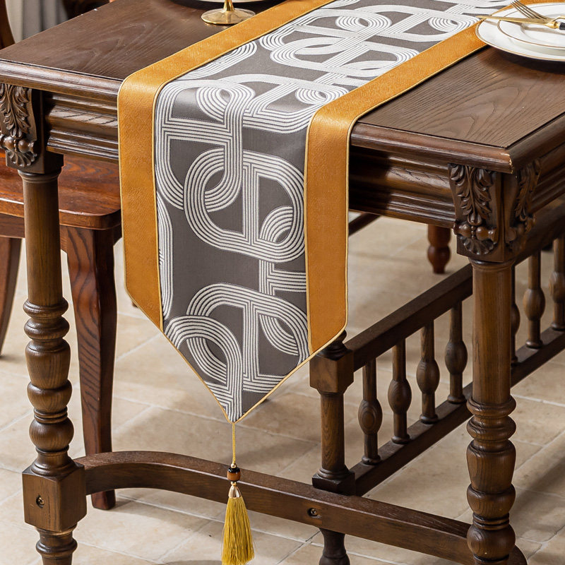 桌旗轻奢高级感岩板餐桌布简北欧现代高端长条桌盖布巾床旗茶几旗,淘宝优惠券,粉丝福利购,淘宝优惠卷