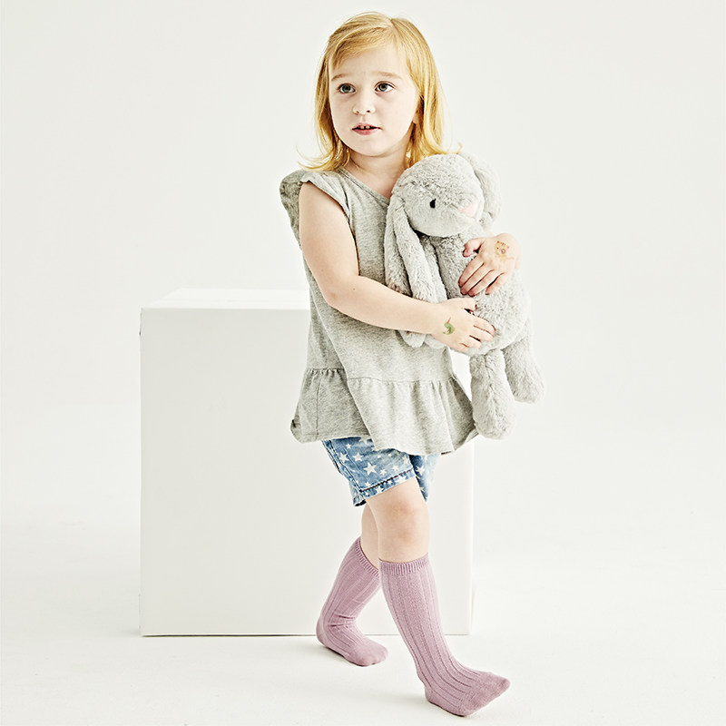 yno女童新疆棉秋季舒适宝宝袜子 yno短袜