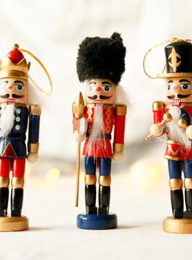 胡桃夹子人偶锡兵士兵摆件男孩女孩生日礼物圣诞节木质装饰耶诞节