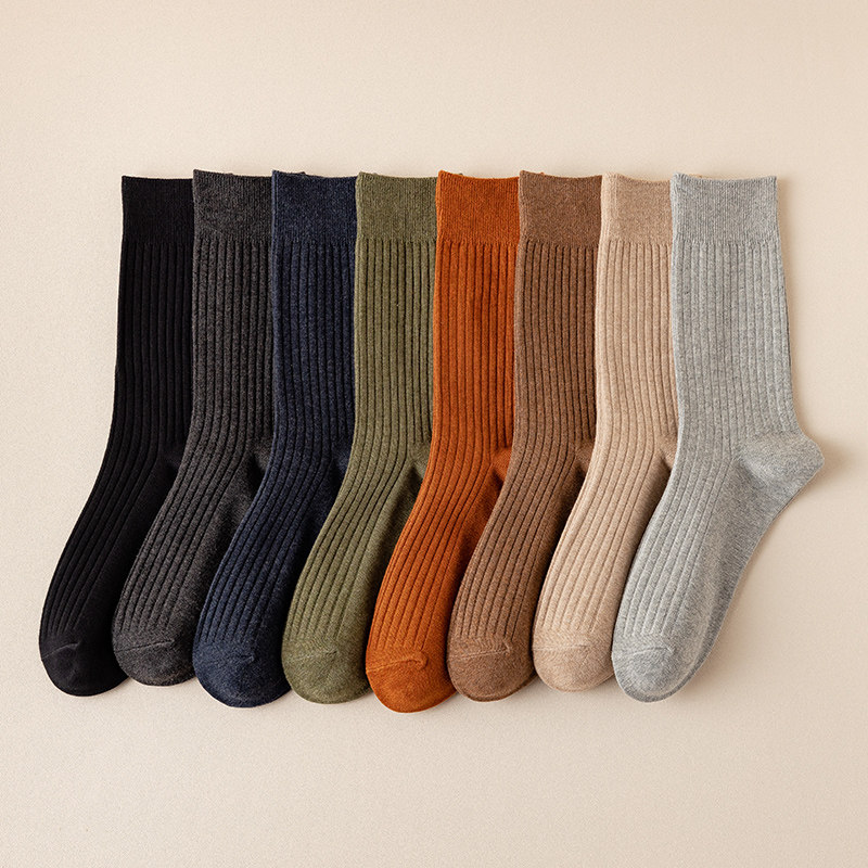 男士全棉吸汗休闲抗菌春秋纯棉袜子 俏棒妮短袜/打底袜/丝袜/美腿袜