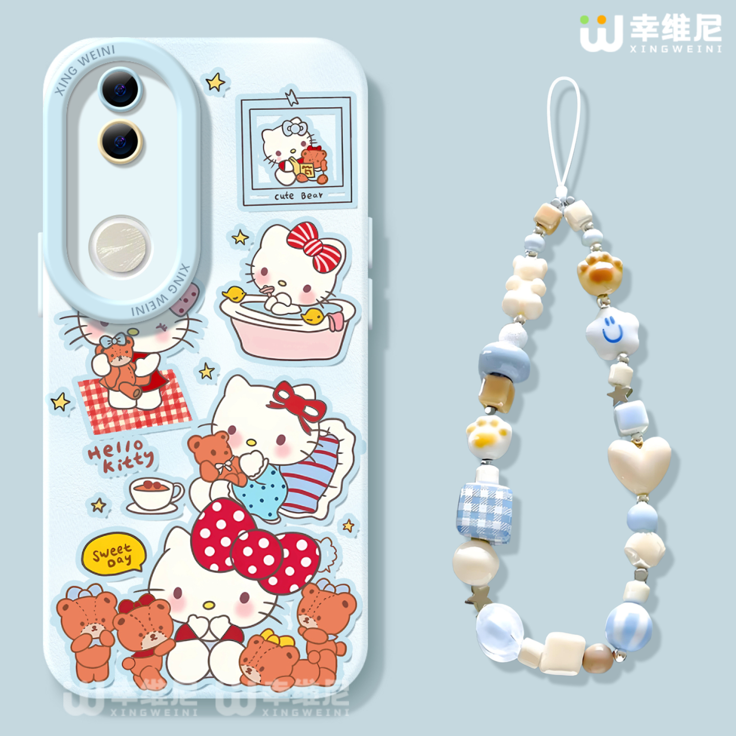 适用vivos30promini手机壳vivo女款s20pro保护套s18e全包s19防摔s16s15s12硅胶s10软s17外壳s9可爱kt猫s7新款 - 图2