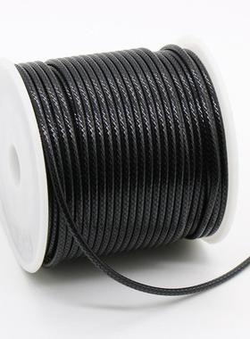 韩国蜡绳编织手链项链吊坠绳挂绳diy穿星月菩提蜡线耐磨手工编绳