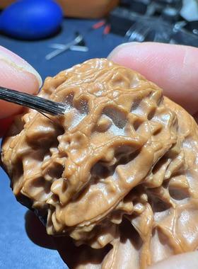 文玩核桃刷子清理打底去反碱手动打底不掉色304不锈钢丝软钢丝线