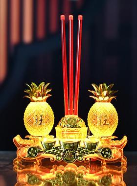 电池无烟电香炉插电供灯长明灯佛灯供奉喜庆关公祖先佛台供堂供台