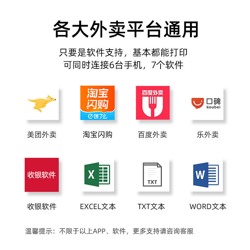 芯烨58IIH热敏打印机58mm票据美团饿了么外卖订单蓝牙全自动接单wifi打单机收银厨房小票机餐饮出单打印机,淘宝优惠券,粉丝福利购,淘宝优惠卷