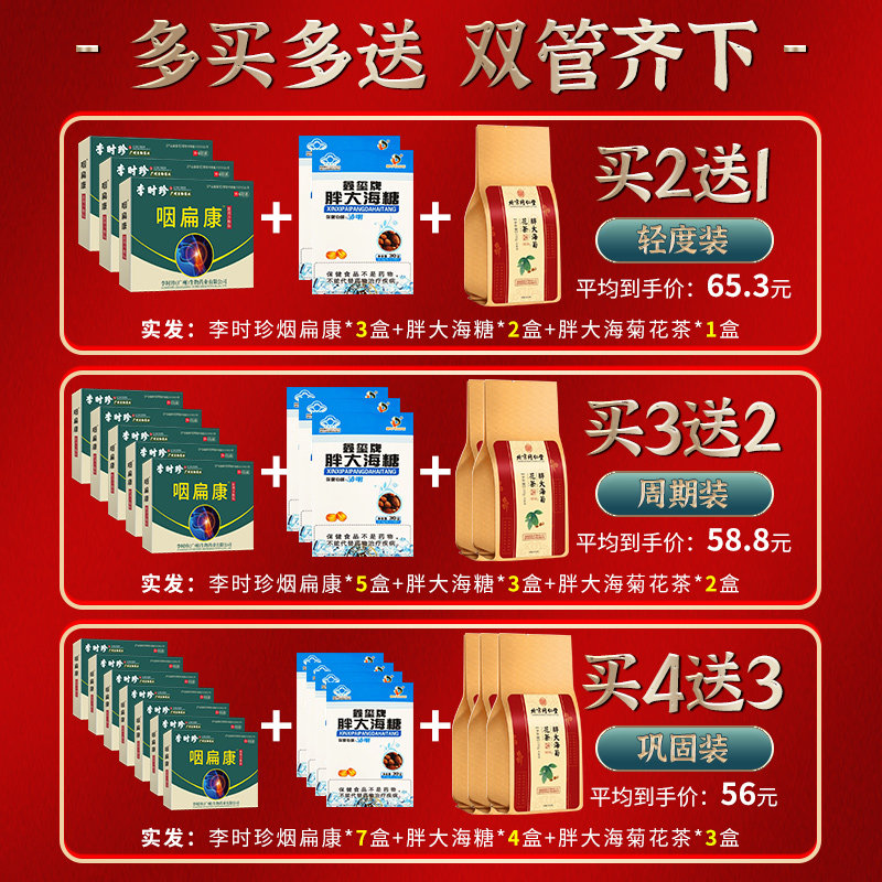 李时珍咽扁康咽喉炎慢性咽炎旗舰店 淮南药之都大药房膏药贴（器械）