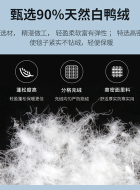酷轻松多功能羽绒毯发热外套