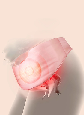 酷轻松真丝暖腹腰带智能控温
