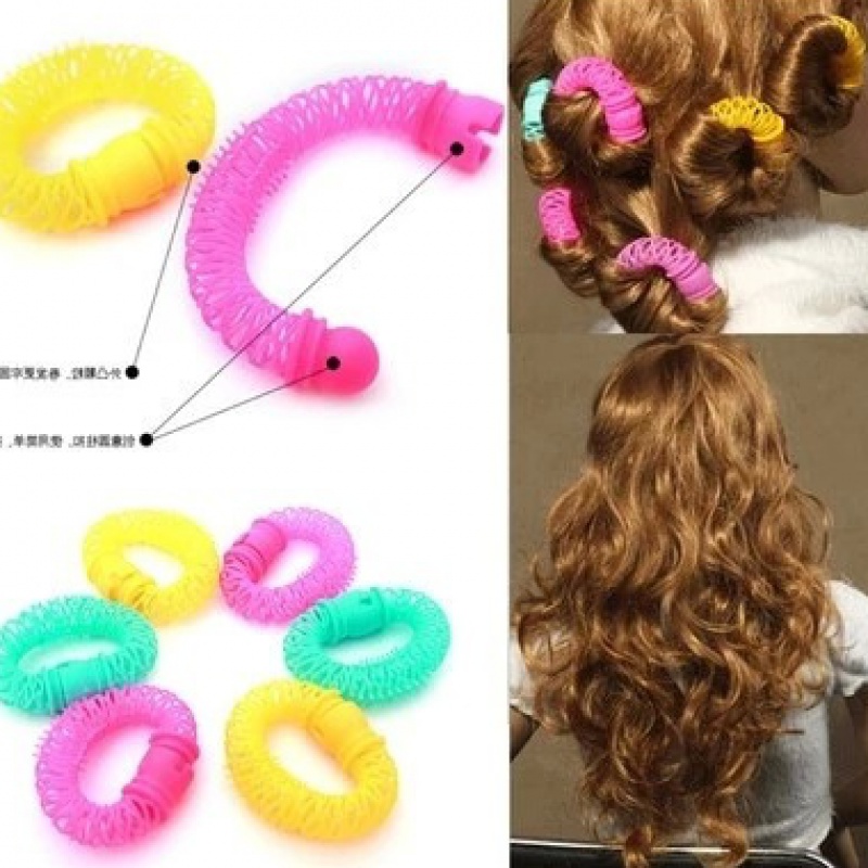 抖音新款发饰品日韩新品快速卷发头 傲彩发饰