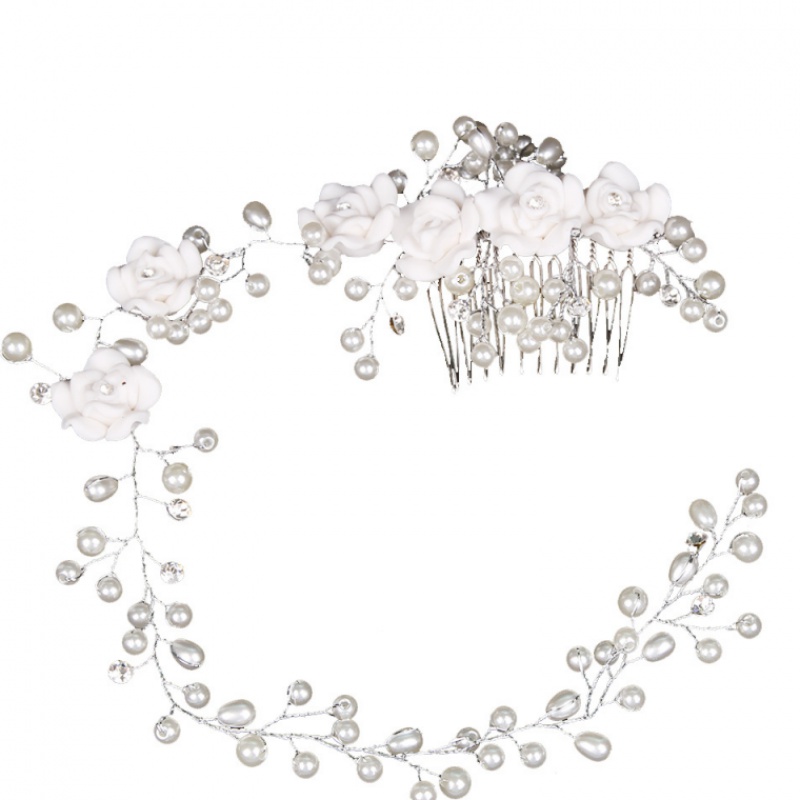 抖音新款纯手工制作服饰软陶发带 傲彩发饰