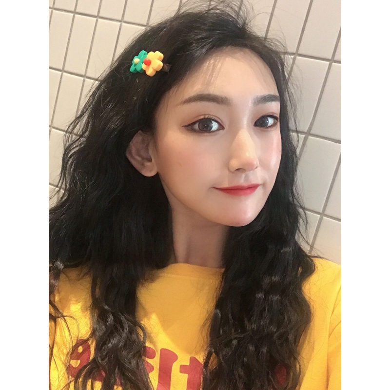 抖音同款tkty甜美花朵泫雅风发夹 傲彩发饰