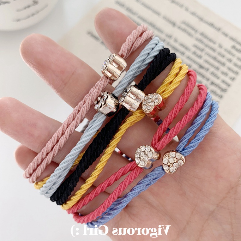 抖音新款跑量特惠~甜美bling皮筋 傲彩发饰