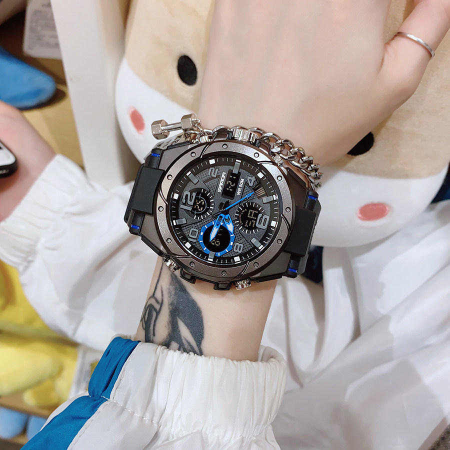 高中生男学生黑科技潮流男士电子表 范美国产腕表