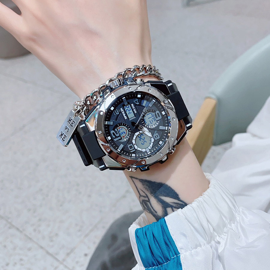 高中生男学生黑科技潮流男士电子表 范美国产腕表