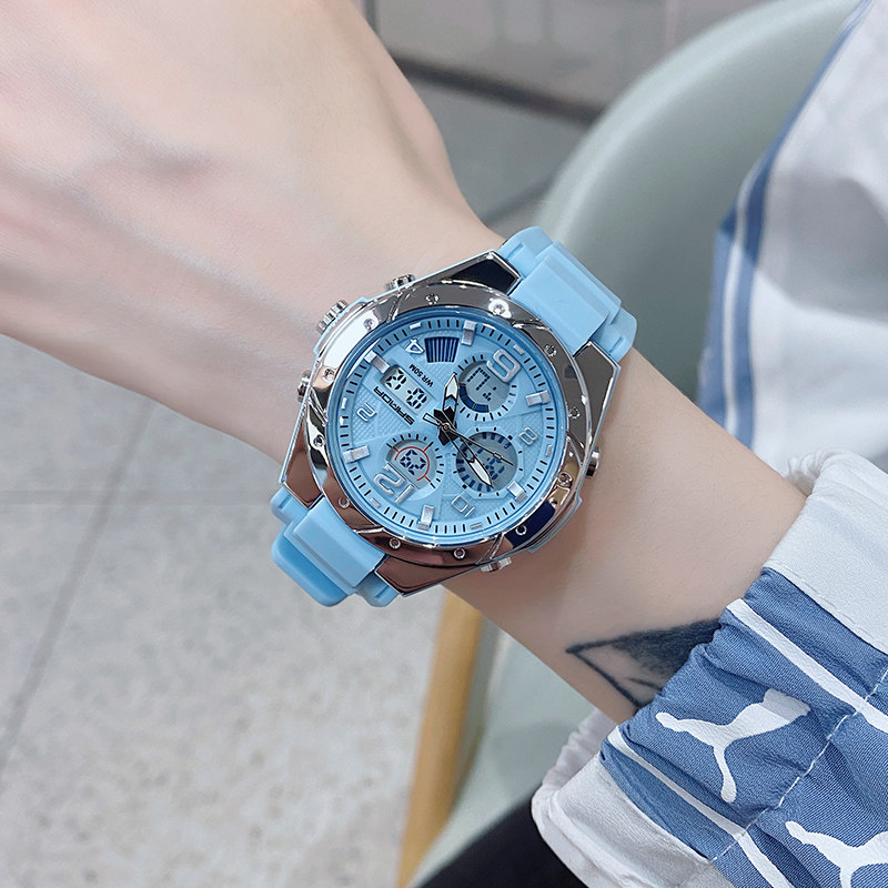 女孩防水小学生初高中考试风电子表 范美国产腕表