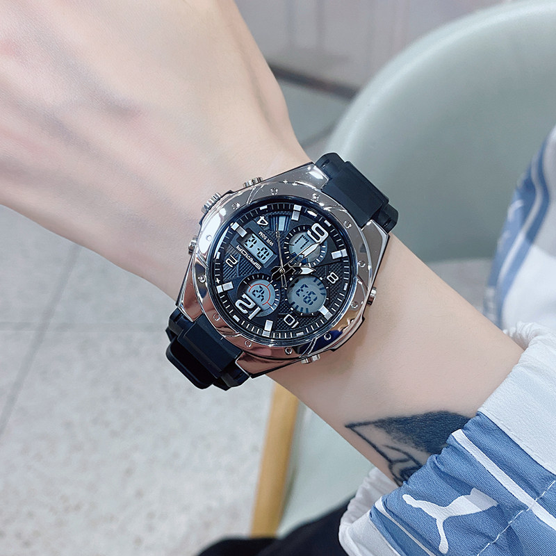 女孩防水小学生初高中考试风电子表 范美国产腕表