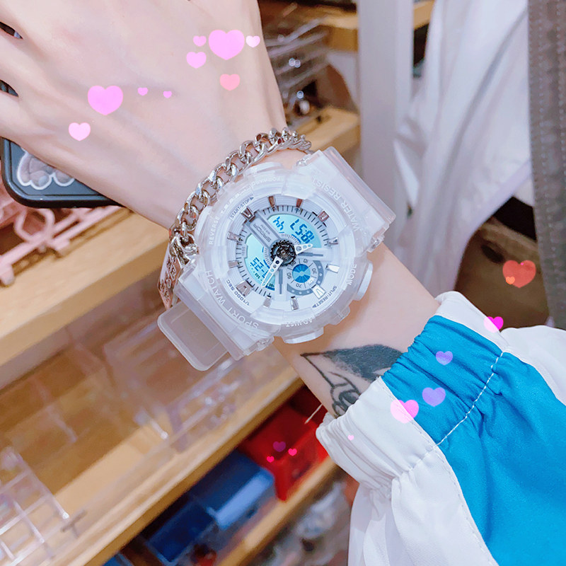 女ins风情侣十大气质电子表独角兽 范美国产腕表