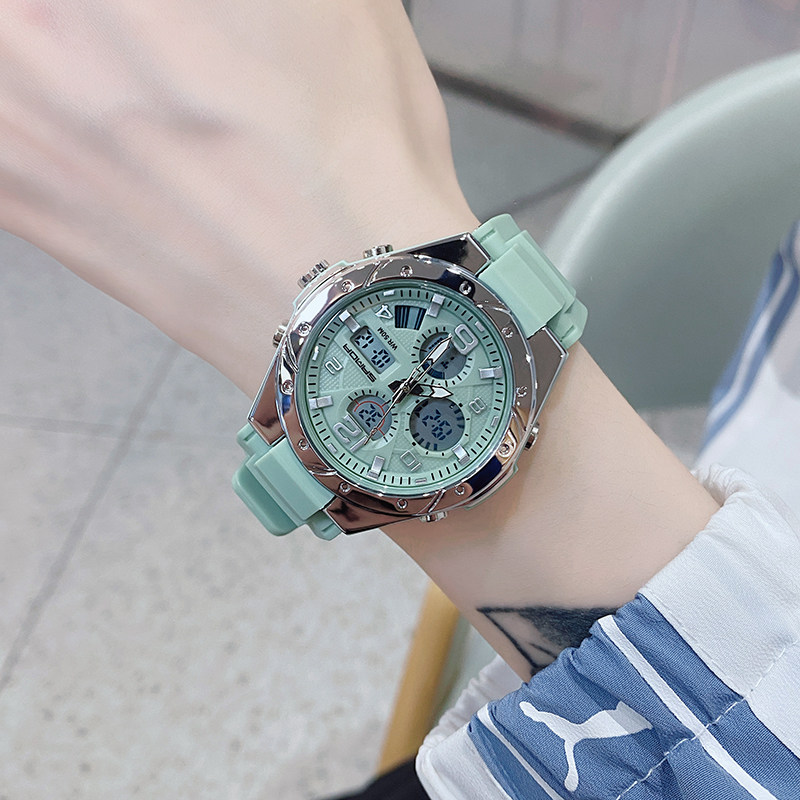 女孩防水小学生初高中考试风电子表 范美国产腕表