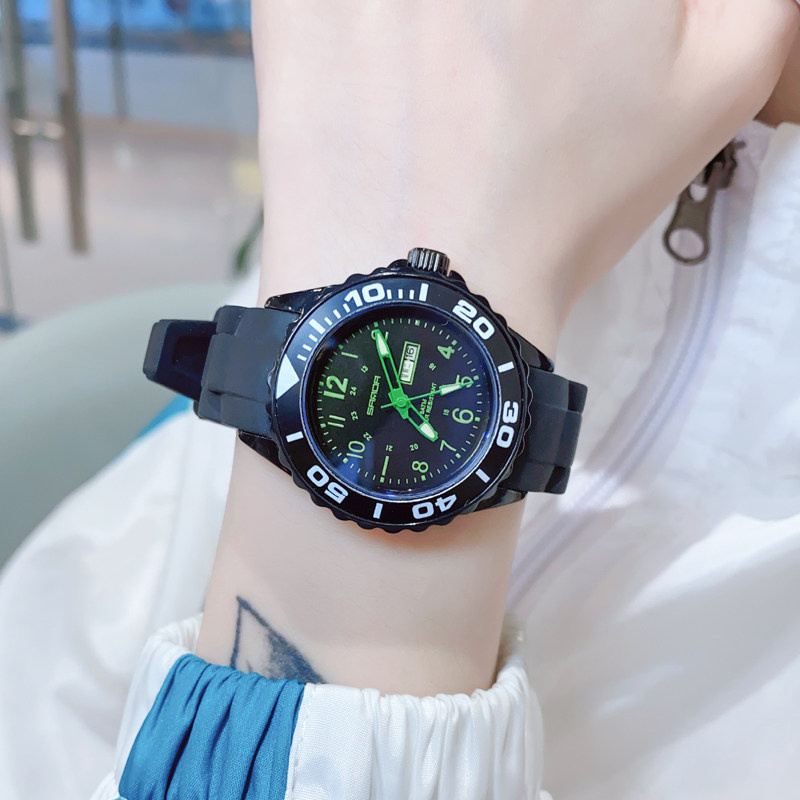 女简约气质ins风初中学生电子手表 范美国产腕表