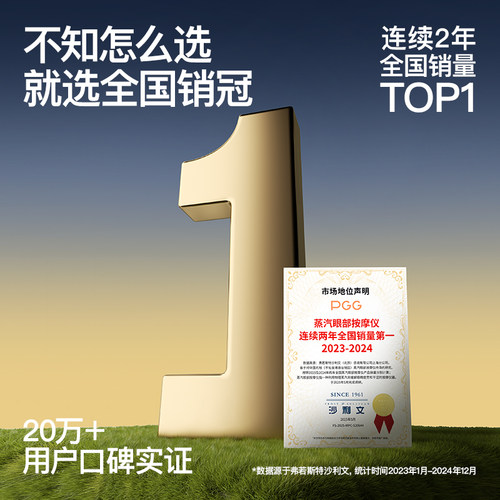 PGG眼部按摩仪护眼仪润眼缓解眼疲劳干眼症干涩雾化热敷蒸汽眼罩-图0