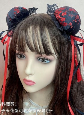 原创国风中华娘春丽发包Lolita丸子头可爱发夹新年头饰辣妹发饰女