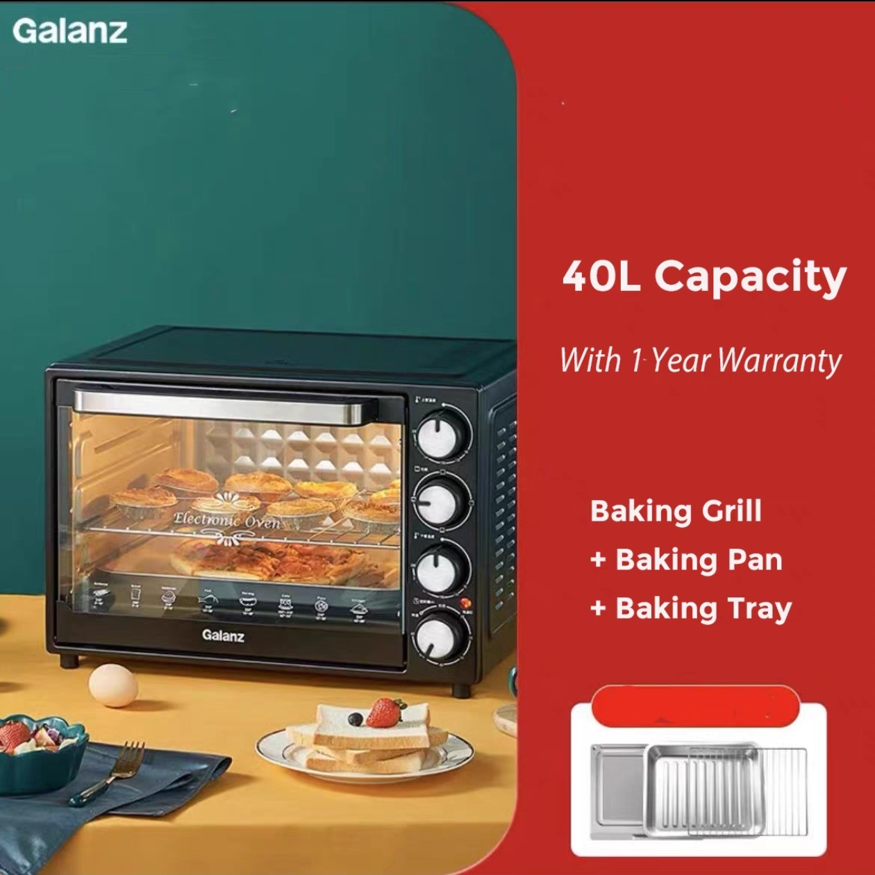 Galanz35L electric oven auto baking broil oven high quality - 图2
