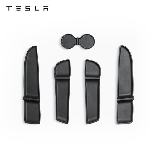 特斯拉（Tesla）官方  Model 3 车门储物垫和杯托垫 - 图0