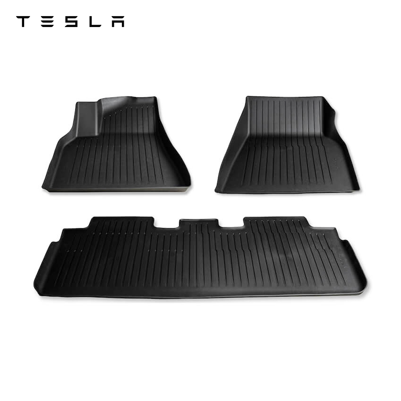 2020-2024|特斯拉(Tesla)官方Model Y脚垫套装汽车脚垫专车专用 - 图0