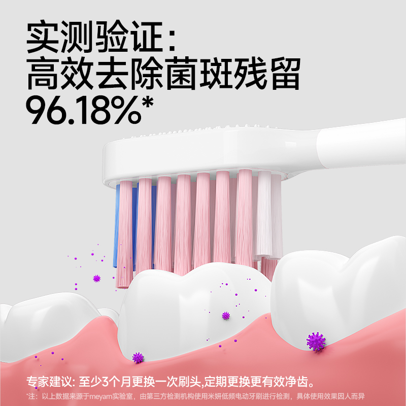 meyarn米妍正畸电动牙刷低频矫正整牙齿专用软毛戴牙套青少年成人