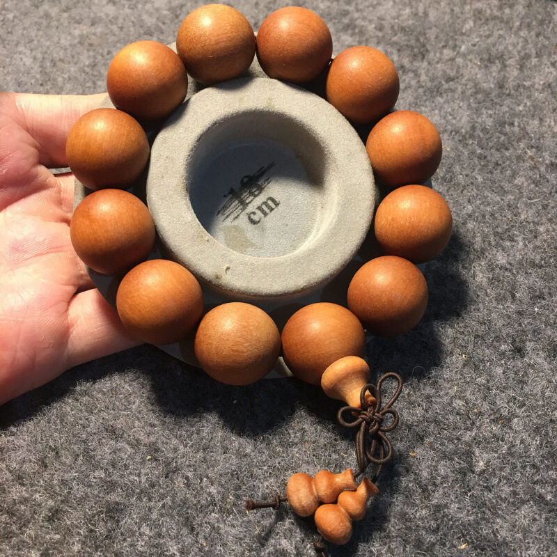 抖音同款巴布亚老山檀香20mm 10手链 玄翠峰手串/宝珠