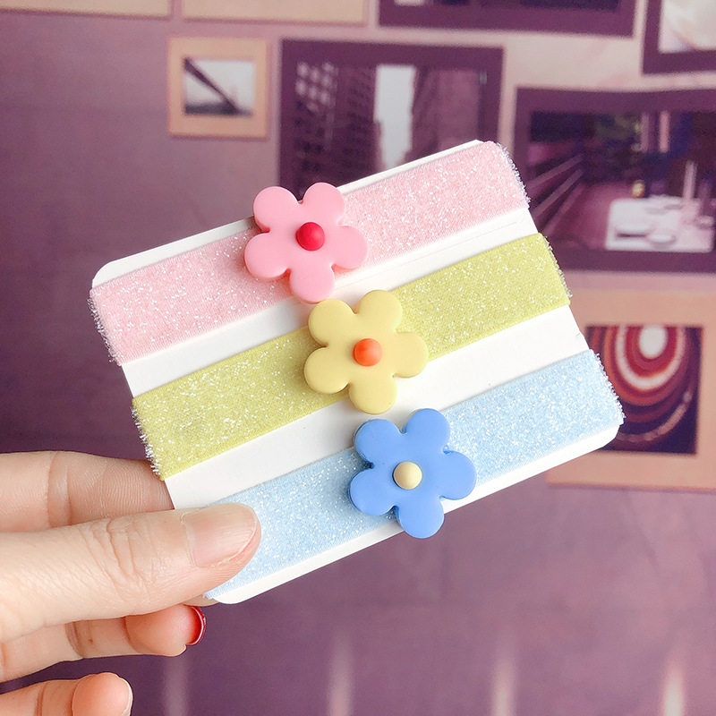 抖音同款ins泫雅风软陶糖果色发绳 玄翠峰发饰