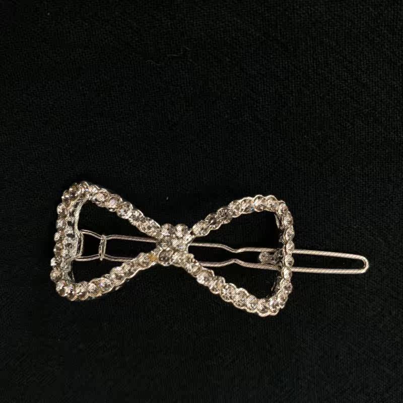 抖音新款bling超闪亮水钻一字夹 玄翠峰发饰