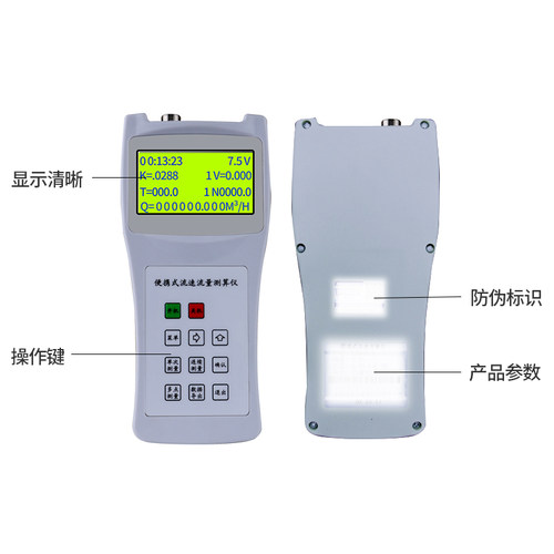 祥瑞德LS300A便携式水流速计LS1206B明渠流速测量LS20B水流速仪 - 图2