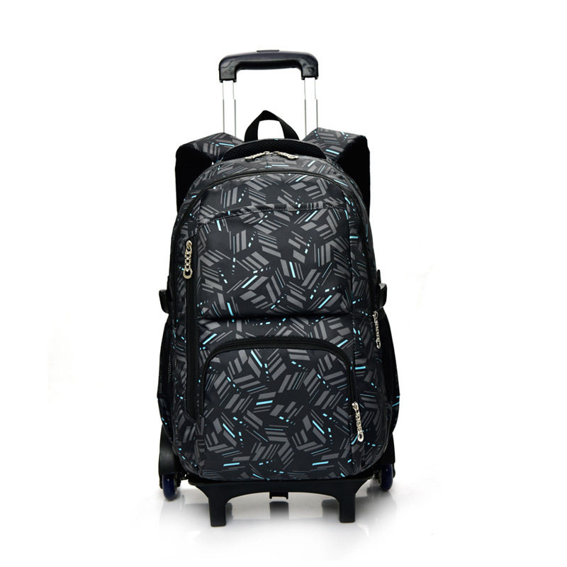 大容量初中学生拉杆4-6-7-9书包 信久双肩背包