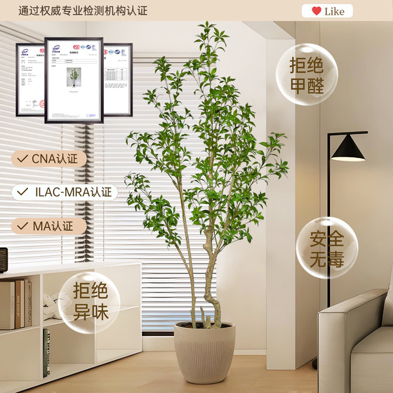 Simulated green plant Mazuimu indoor fake potted plant