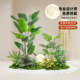Indoor large simulated green plant floor-standing potted ornaments