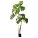 Simulated plants, fake trees, indoor living room, floor-to-ceiling large monstera, high-end bionic green plant potted decorative ornaments