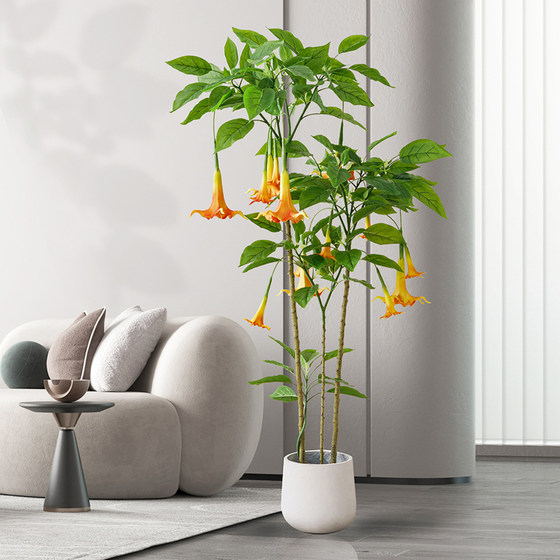 Love pomelo simulation mandala large green plant potted plant