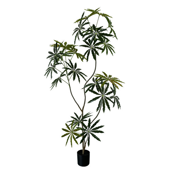Fake green plant peacock wood high-end light luxury indoor living room large floor-standing ornaments decorative tree high-quality bionic plants