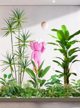 假绿植造景室内景观组合套装高级感仿生绿色植物大型仿真摆件装饰