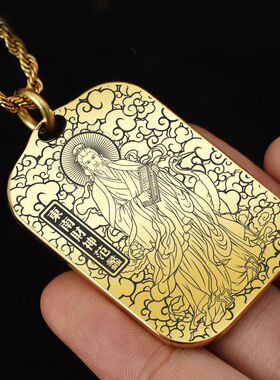 东南财神范蠡吊坠项链挂件坠牌饰