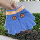 Children's cycling gloves for boys and girls plus velvet and thickening