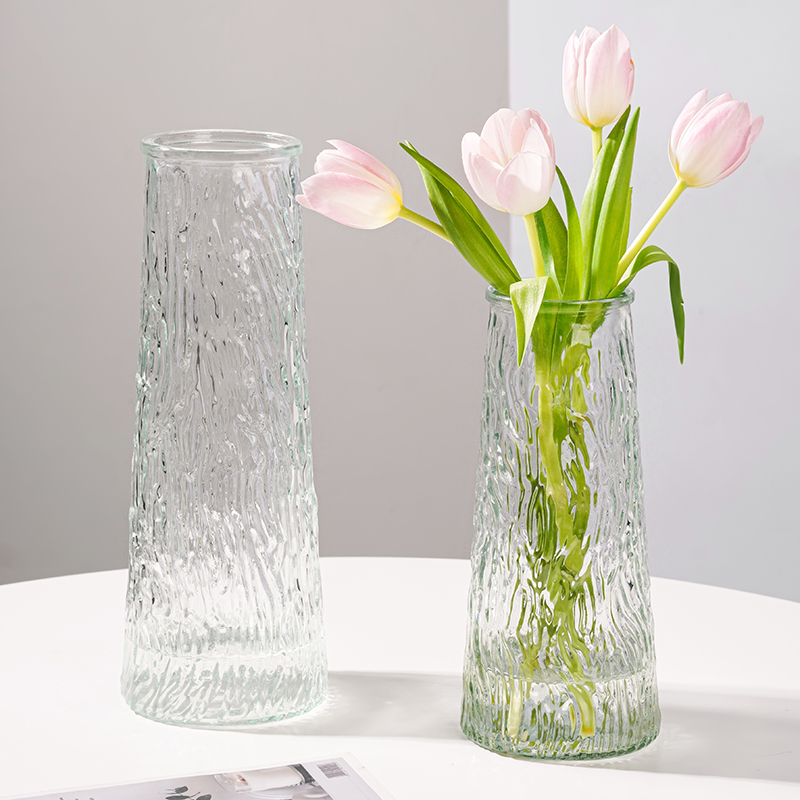 网红简约创意花瓶ins风透明玻璃客厅水养鲜花郁金香插花餐桌摆件,淘宝优惠券,粉丝福利购,淘宝优惠卷