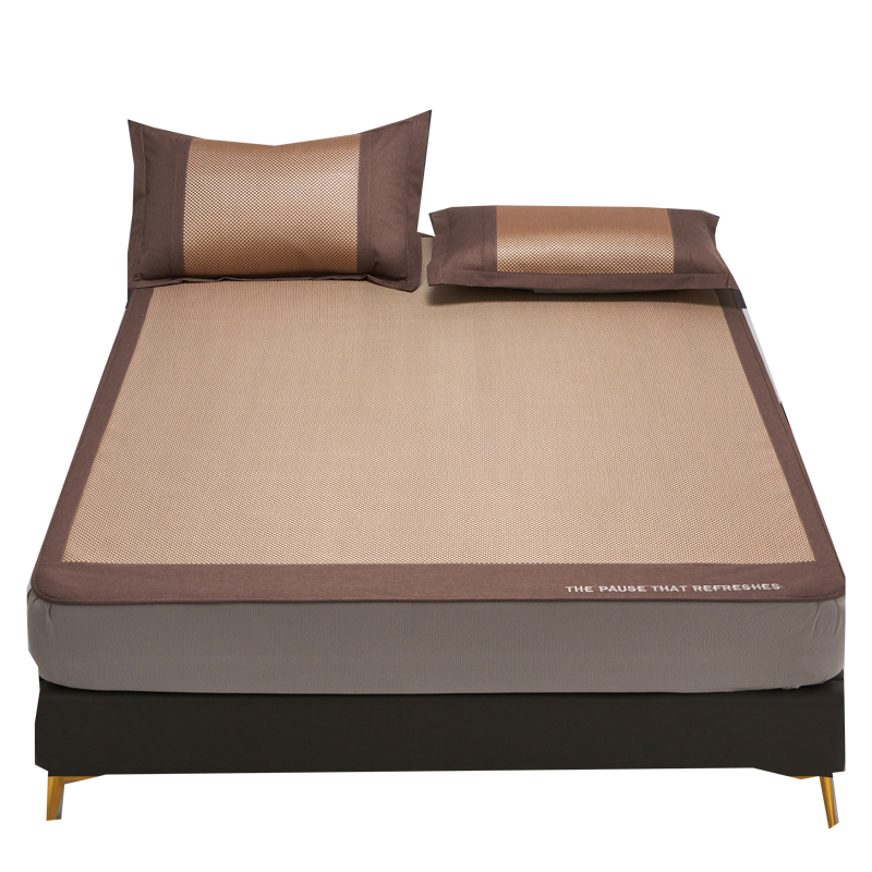 洁丽雅冰藤冰丝凉席三件套单人草席 洁丽雅床上用品凉席/竹席/藤席/草席/牛皮席