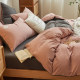 Jialiya 100% cotton washed cotton four-piece bed sheet set