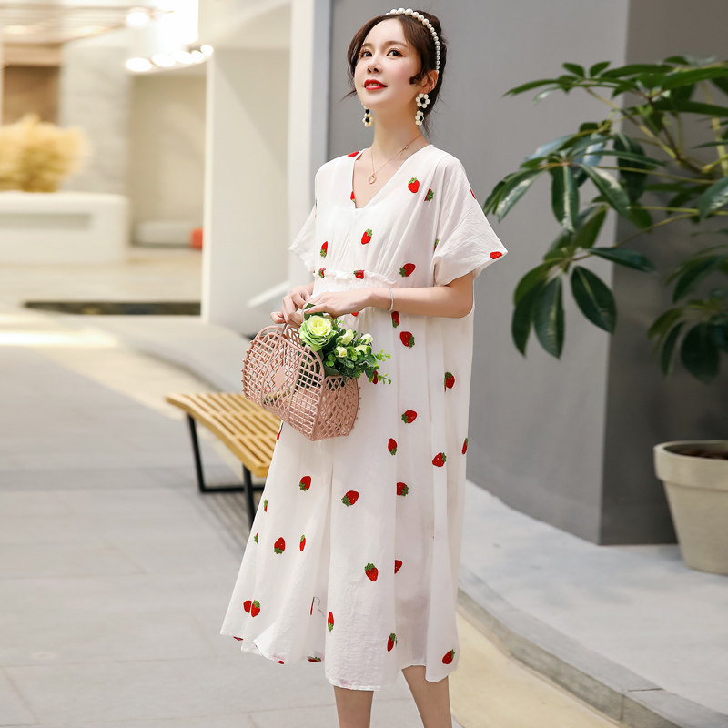 孕妇连衣裙两件套夏季 伊丹碧连衣裙