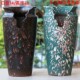 Cutout Succulent Master Old Pile Ceramic Tall Flower Pot