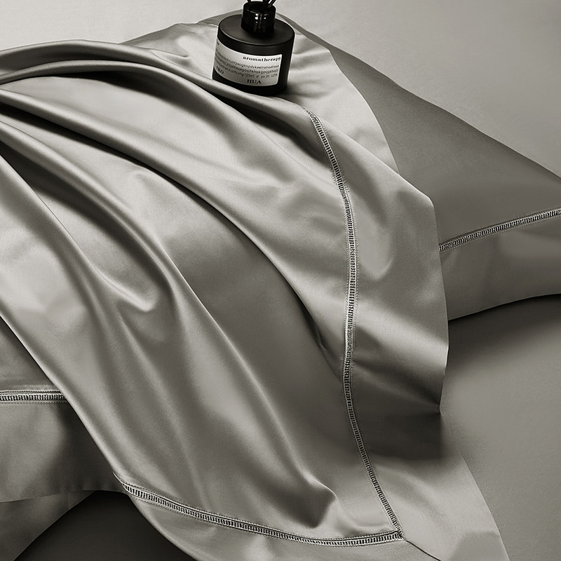 200支极奢长绒棉全棉四件套高密度纯棉高端轻奢高级床单贡缎床品