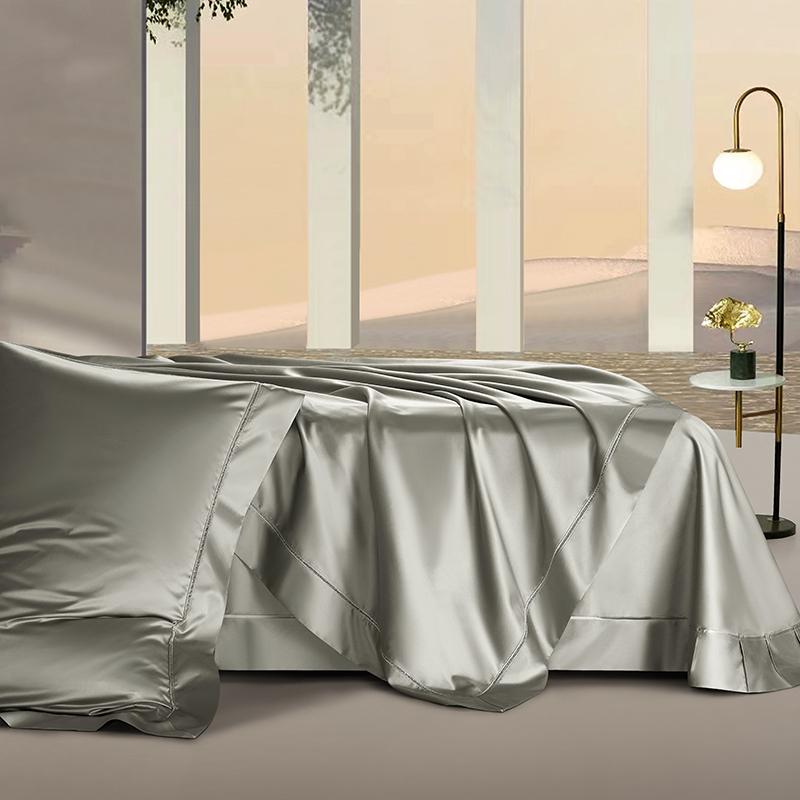 200支极奢长绒棉全棉四件套高密度纯棉高端轻奢高级床单贡缎床品